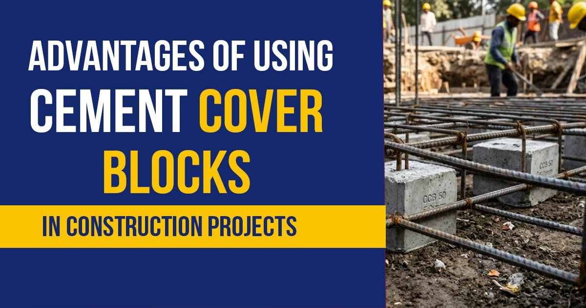 Advantages of Using Cement Cover Blocks in Construction Projects